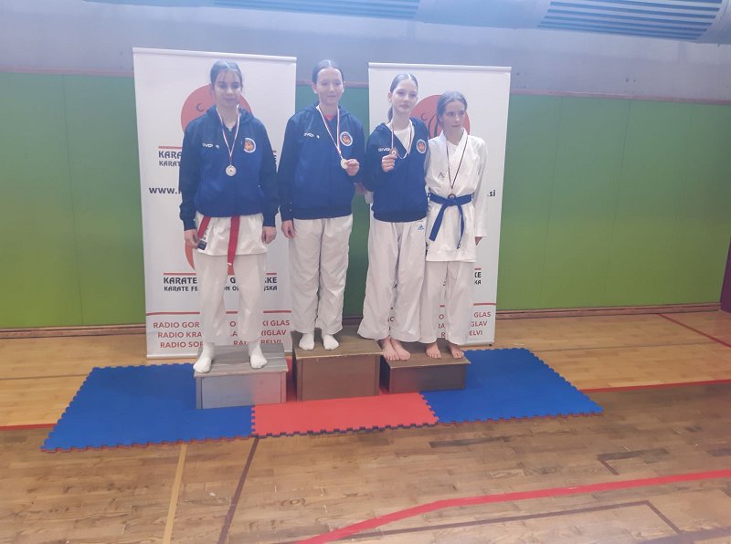 Tinia Pelicon ml. kadetinje U14 open 3. mesto